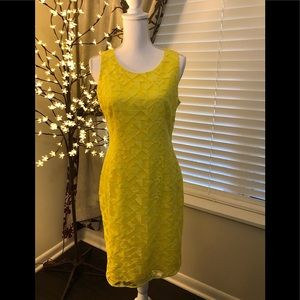 CREMIEUX Yellow Dress. NWOT. Size 6